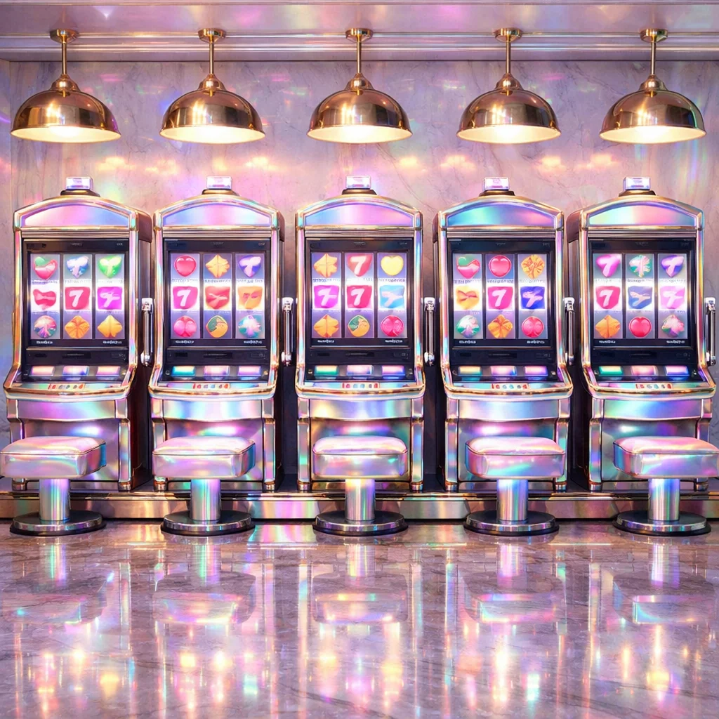Iridescente slotmachines met parelmoeren glans voor Nederlandse spelers
